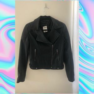 RARE Brandy Melville Leather Jacket 🦋